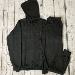 Black NUDE sweatsuit